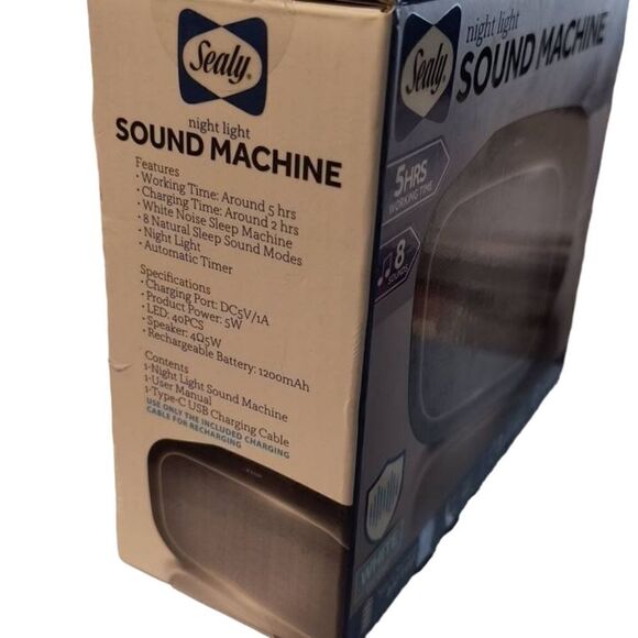 New Sealy Night Light Sound Machine - Picture 3 of 3